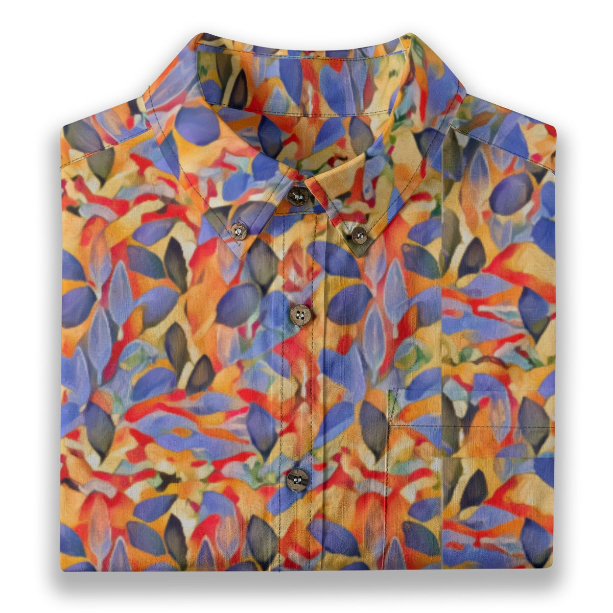 “Florestia” Men's Breathable Cotton Shirt|125GSM