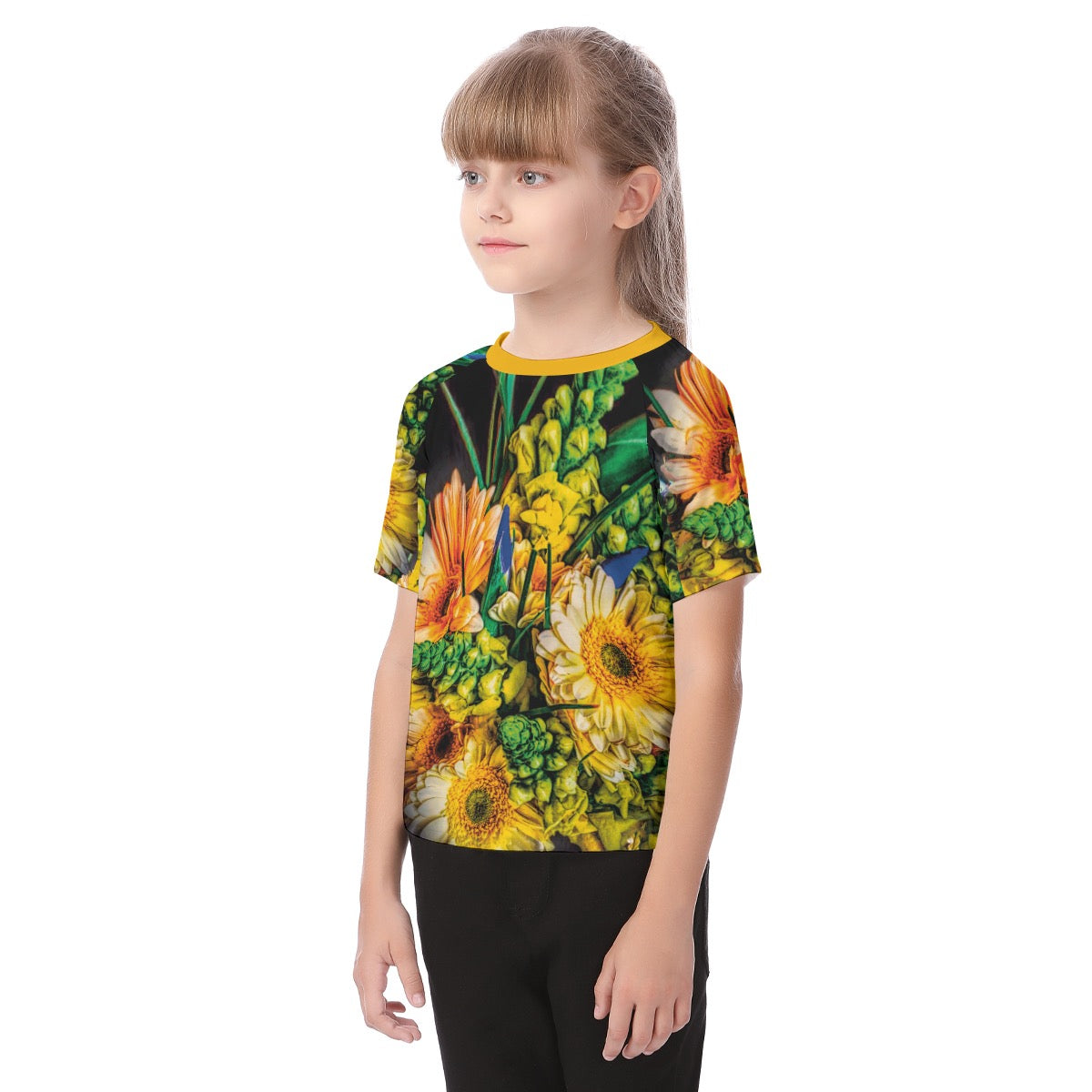 “Bouquet” Kid's Raglan Sleeve T-shirt