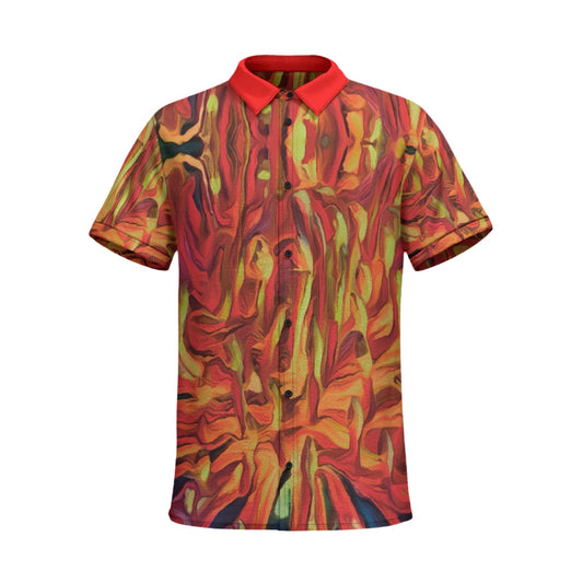 “Bushfire” Business Collared Shirt|115GSM Cotton poplin