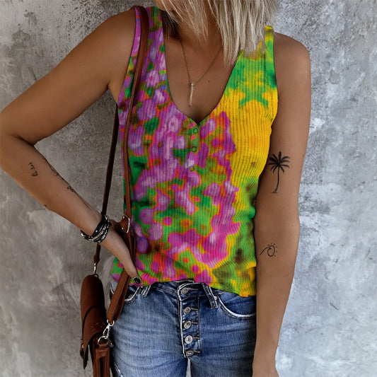 “Festival” Women's Button Vest