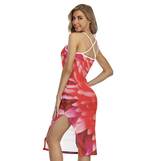 “Gerbera” Women's Back Cross Cami Dress