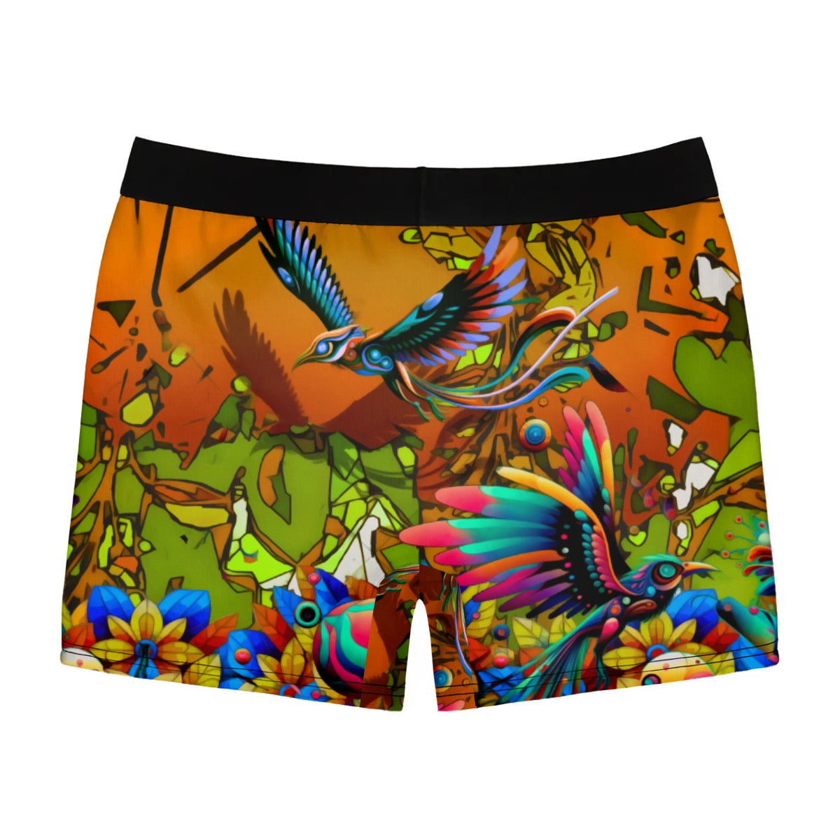“Garden of Unseemly Delights” Men's Stretch Boxer Briefs