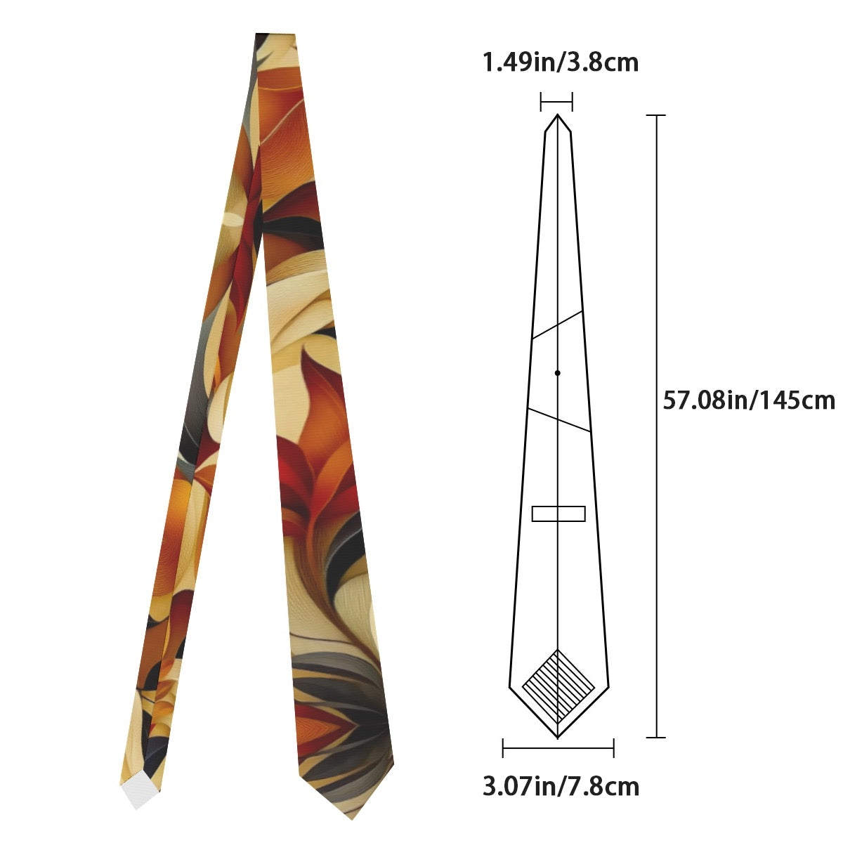 “Autumn Hues” Necktie
