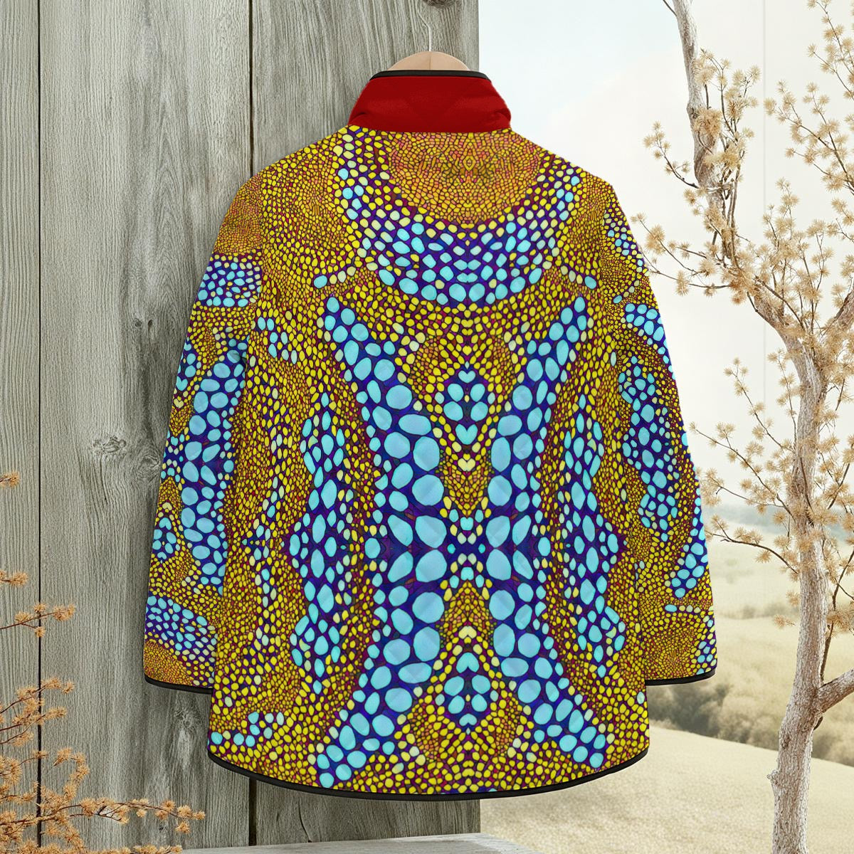 “Sunstone” Women's Quilted Jacket with Side Slits