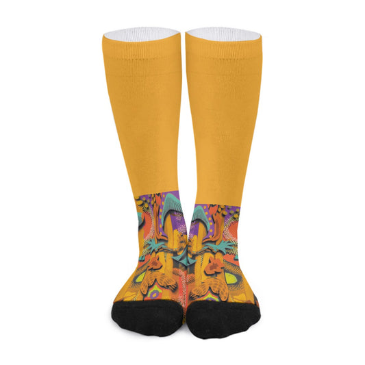 “Sunshine Labyrinth” Unisex Long Socks
