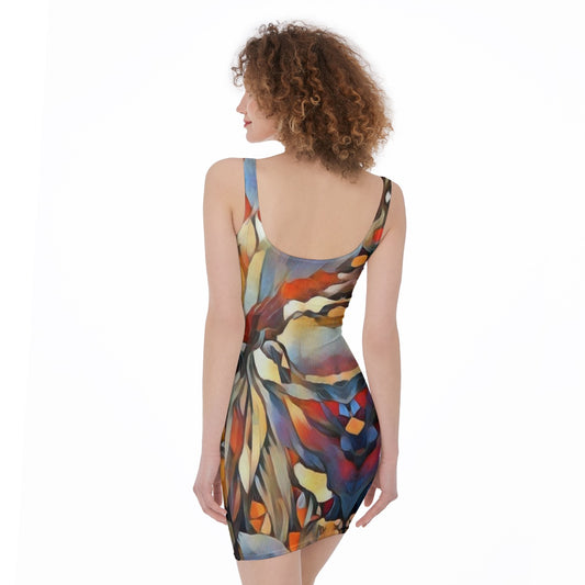 “Outback Hues” Women's Bodycon Dress