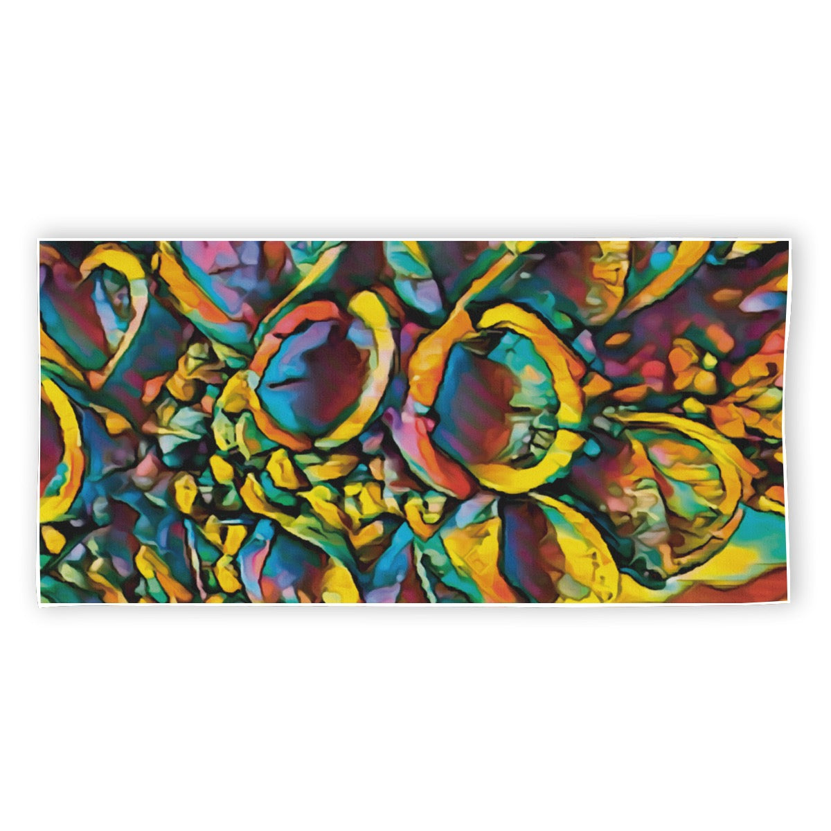 “Spectrum” Rectangular Beach Towel