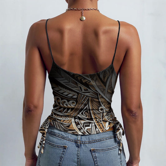 “Earthen Echoes” Drawstring Camisole