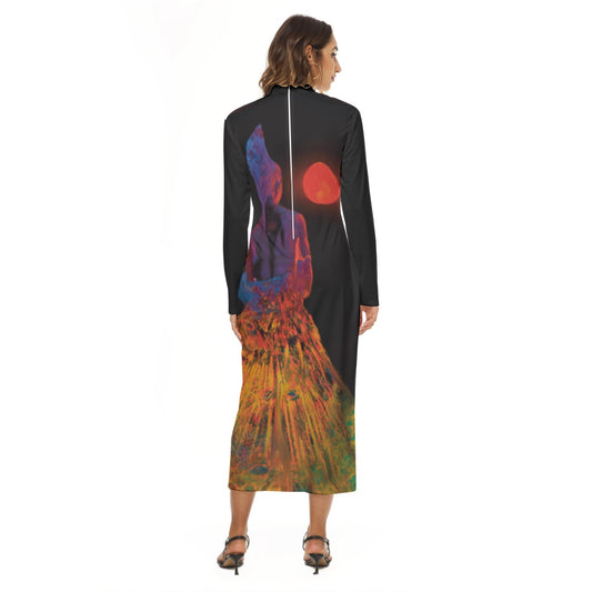 “Blood Moon” Women's Hip Dress