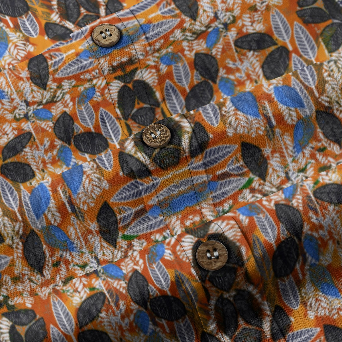 “Bohemian Canopy” Men's Breathable Cotton Shirt|125GSM