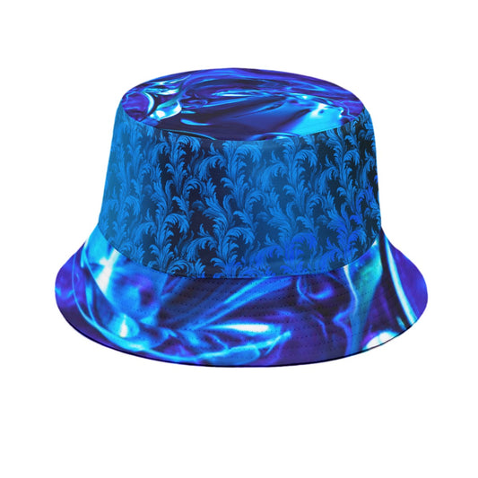 “Blue Glass Wave” Bucket Hat