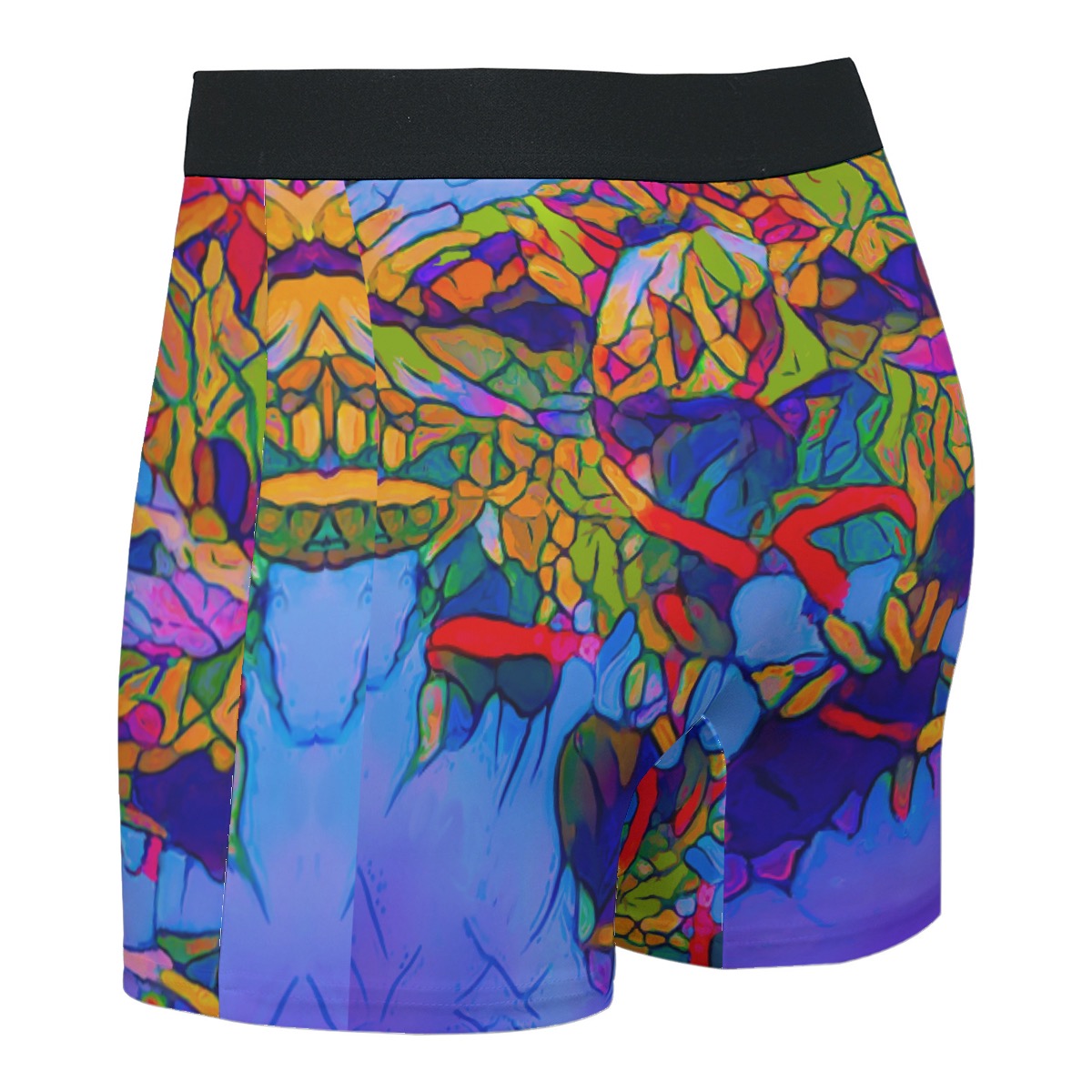 “Cerulean Spectrum” Men's Stretch Boxer Briefs