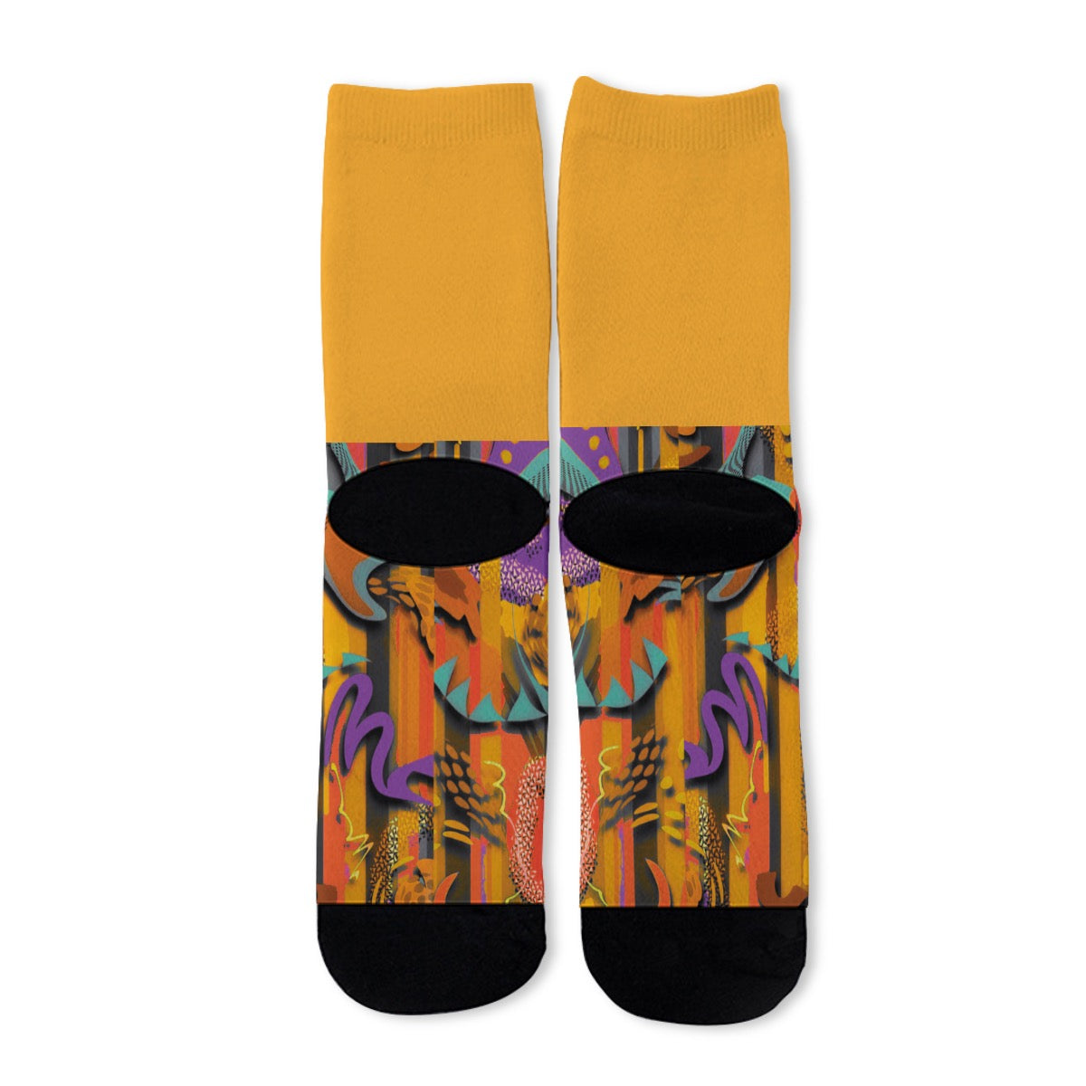 “Sunshine Labyrinth” Unisex Long Socks