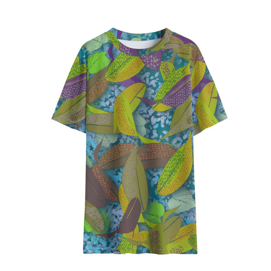 “Leaf Fall” Children's Round Neck T-Shirt|145GSM Birdseye