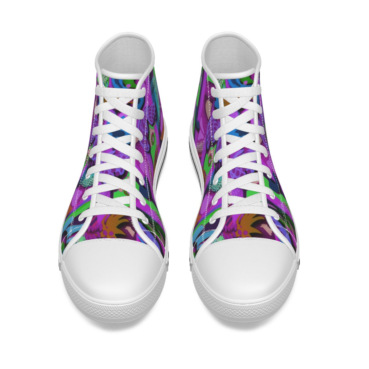 Labyrinth Purple: Kid's Canvas Shoes