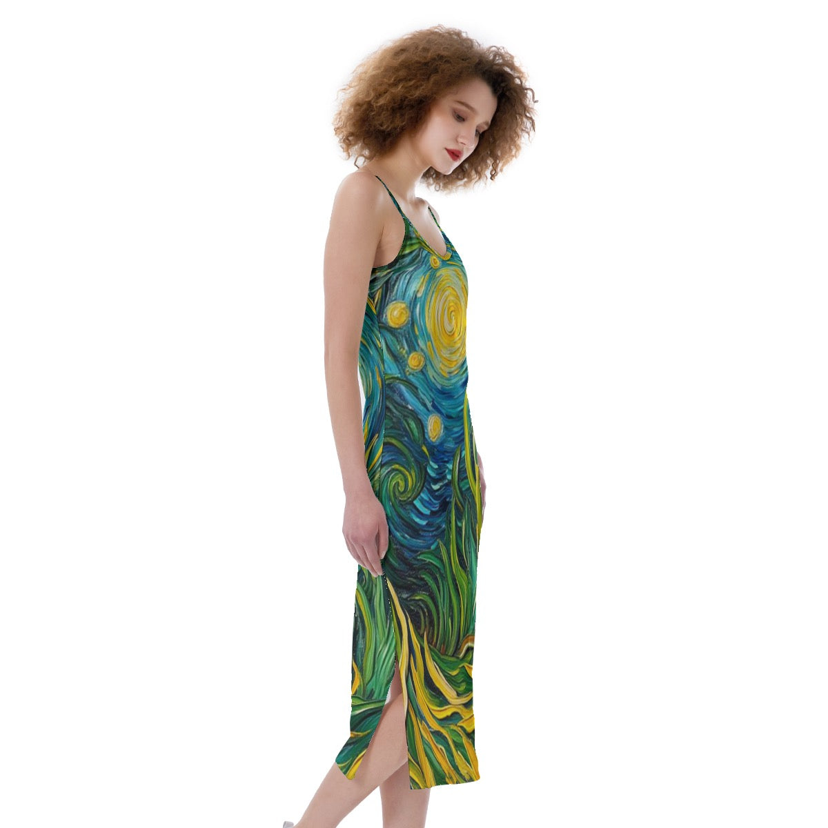 “Vincent Through the Seagrass” Women's Cami Dress