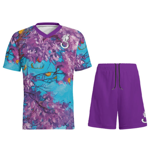 “Jacaranda Season” Children's Sports T-Shirt Set