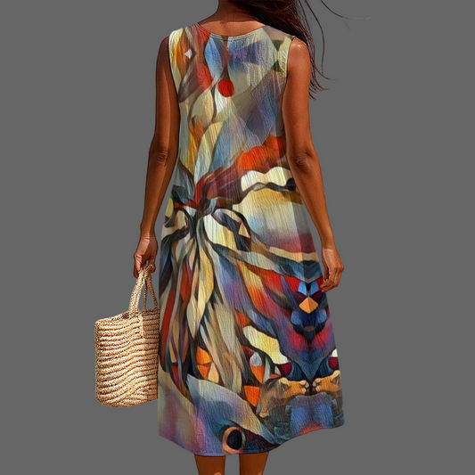 “Outback Hues” Women's Sleeveless Dress