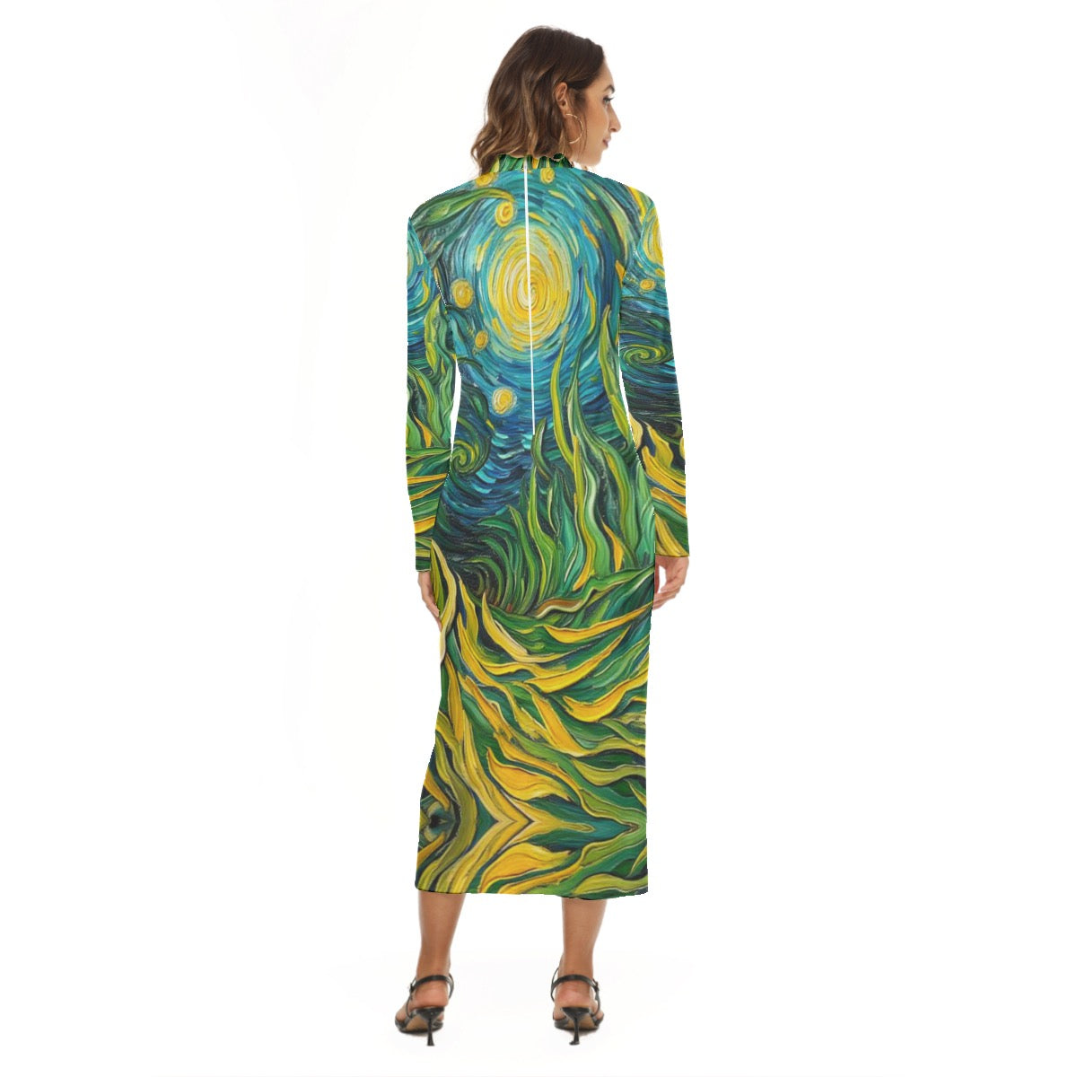 “Vincent Through the Seagrass” Women's Hip Dress