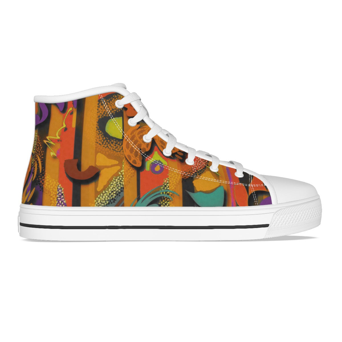 Labyrinth Mustard: Kid's Canvas Shoes