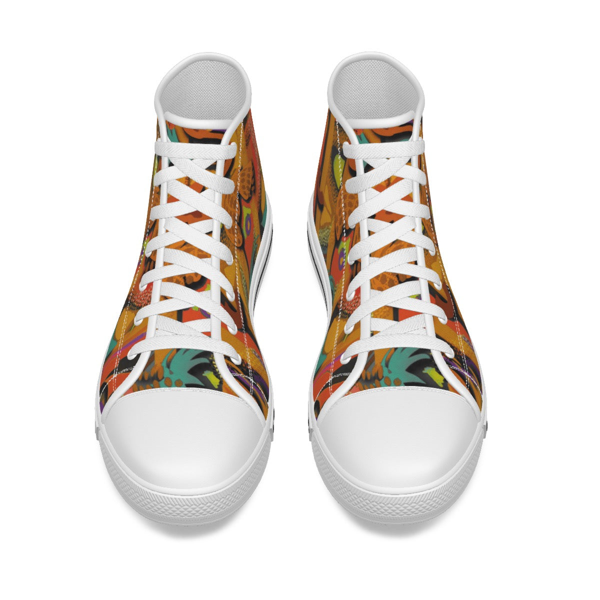 Labyrinth Mustard: Kid's Canvas Shoes