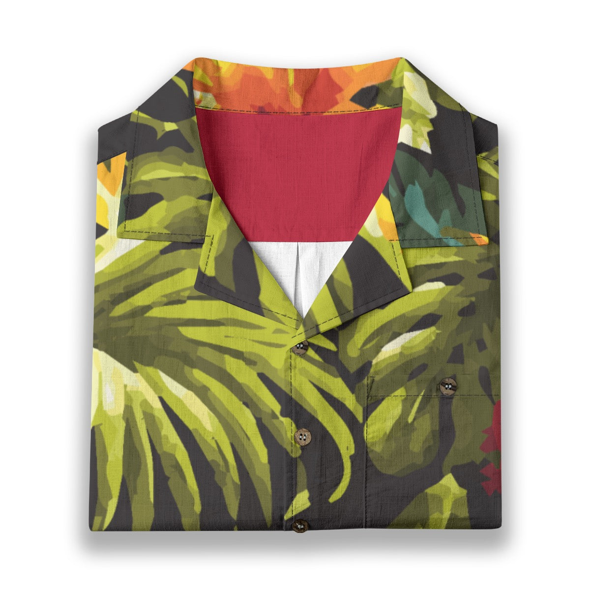 “Hibiscus” Men's Casual Hawaiian Short Sleeve Shirt