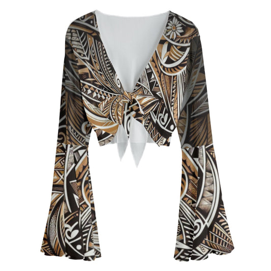 “Earthen Echoes” Women's Blouse