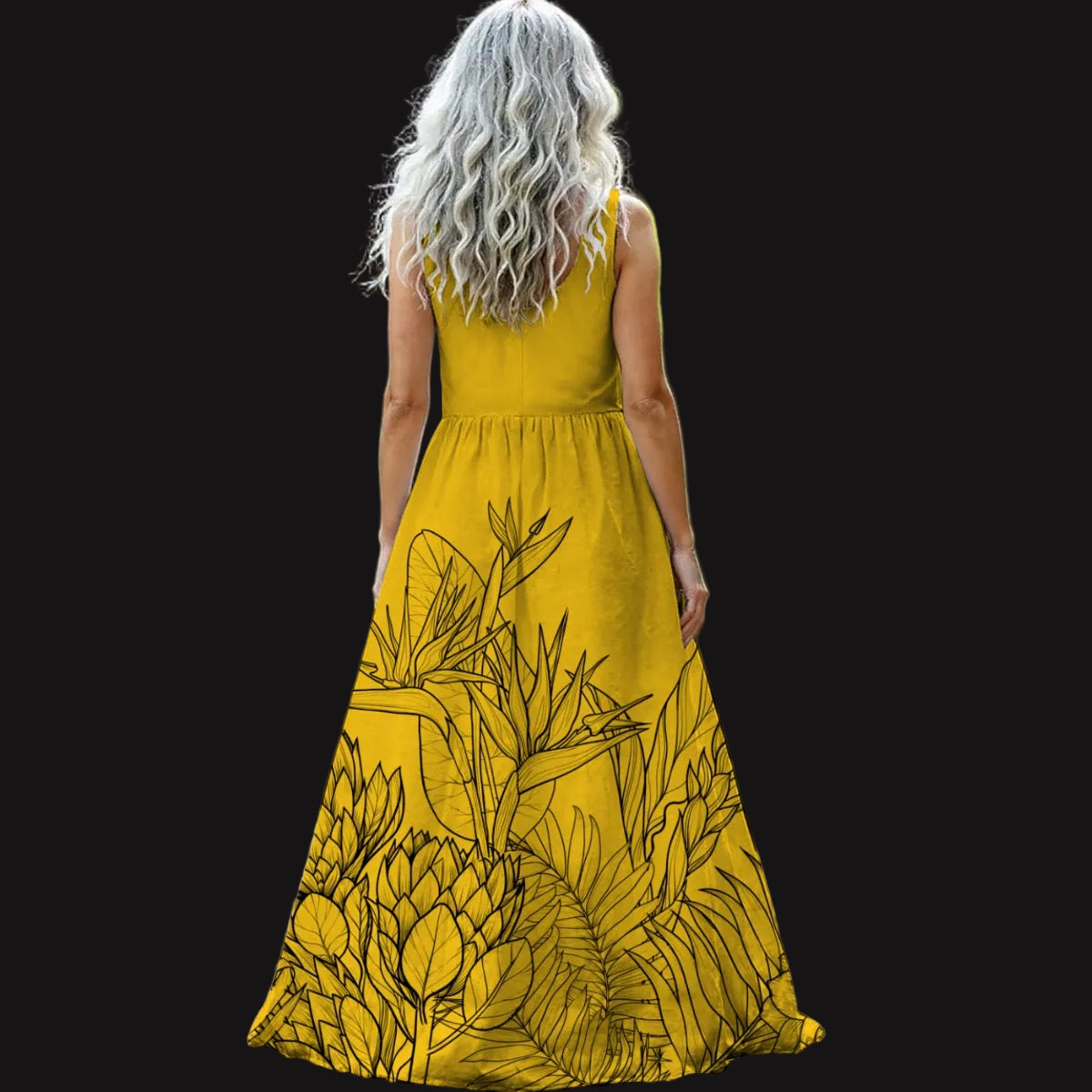 “Oscar” Women’s Sleeveless Maxi Dress