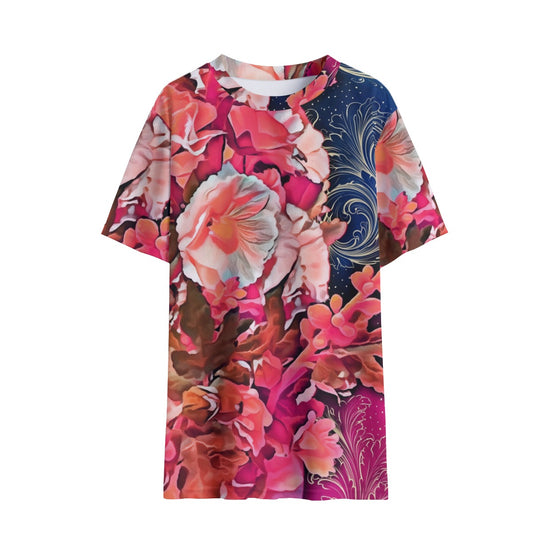 “Celestial Bloom” Children's Round Neck T-Shirt|145GSM Birdseye