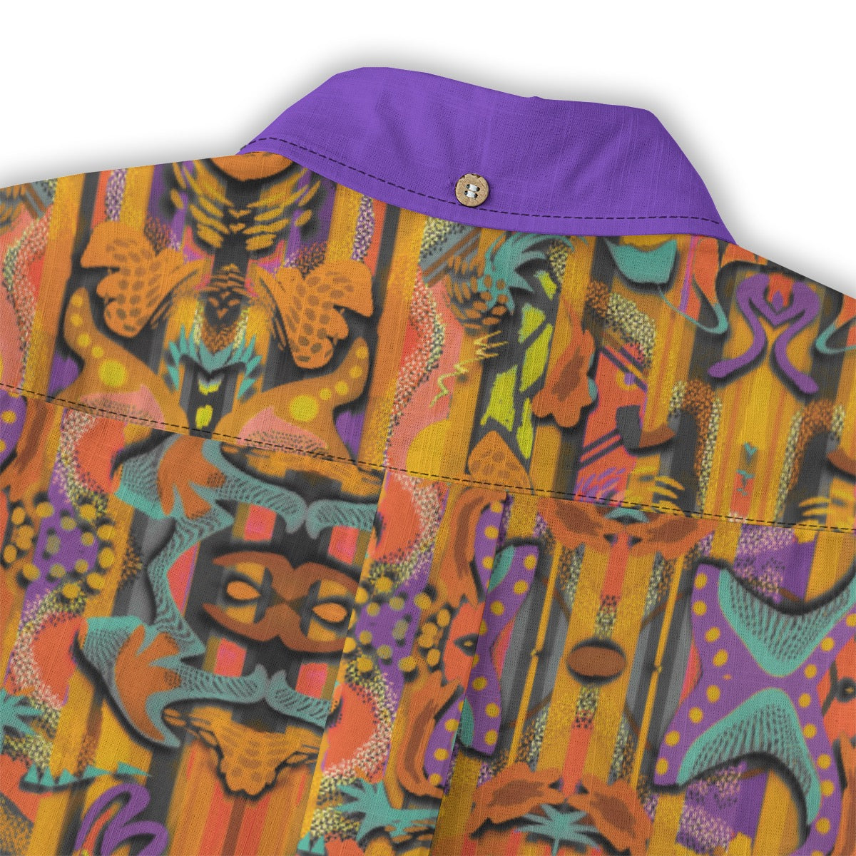 “Labyrinth” Mustard -Children's Shirt With Pocket | 125GSM Cotton
