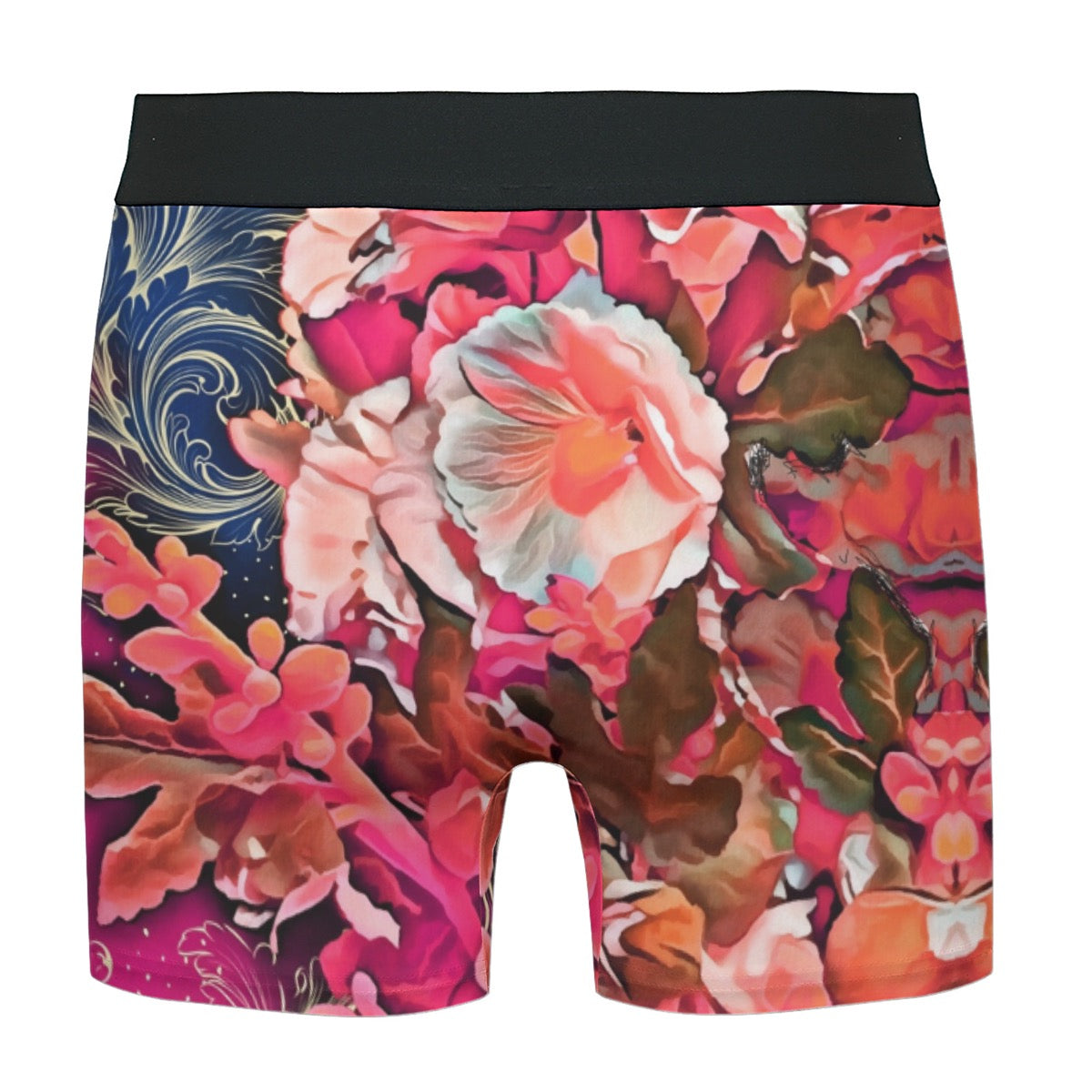 “Celestial Bloom” Men's Stretch Boxer Briefs
