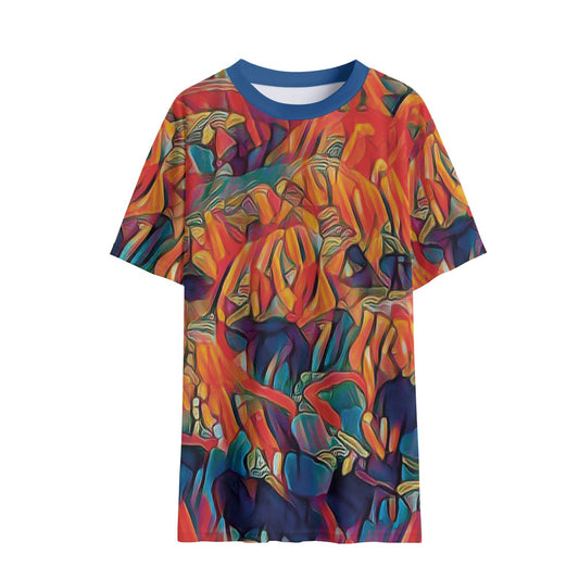 “Chromatic Fusion” Children's Round Neck T-Shirt|145GSM Birdseye