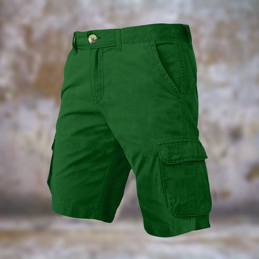 “India Green” Men's Cargo Shorts