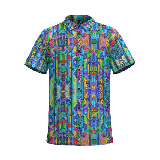 “Labyrinth” Business Collared Shirt|115GSM Cotton poplin