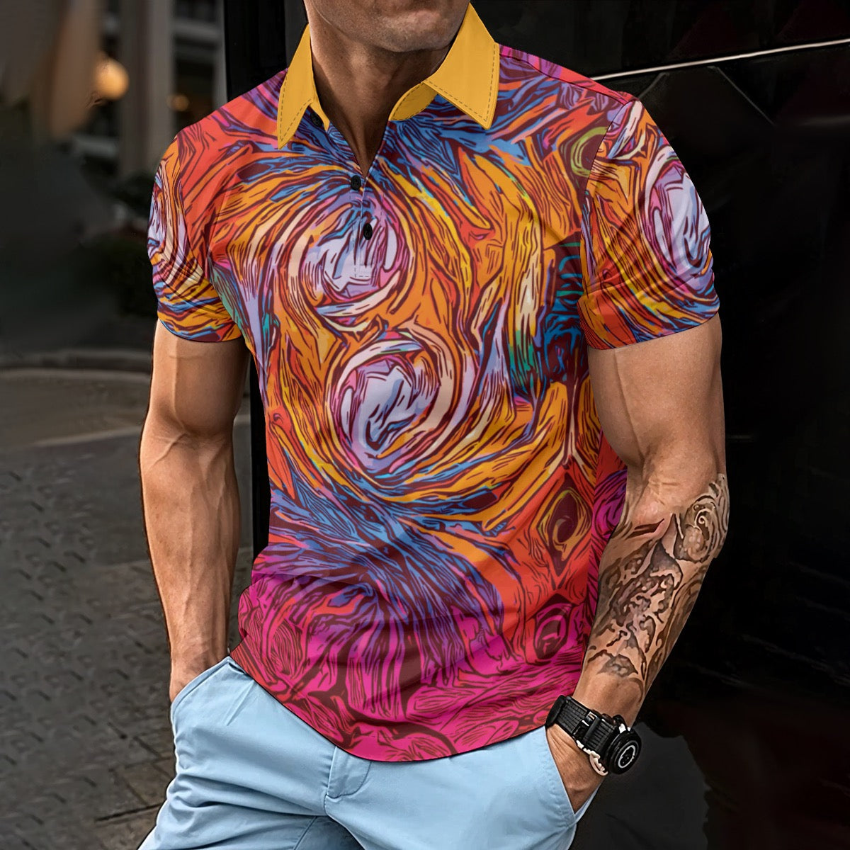 “Cyclonic” Men's Polo Shirt