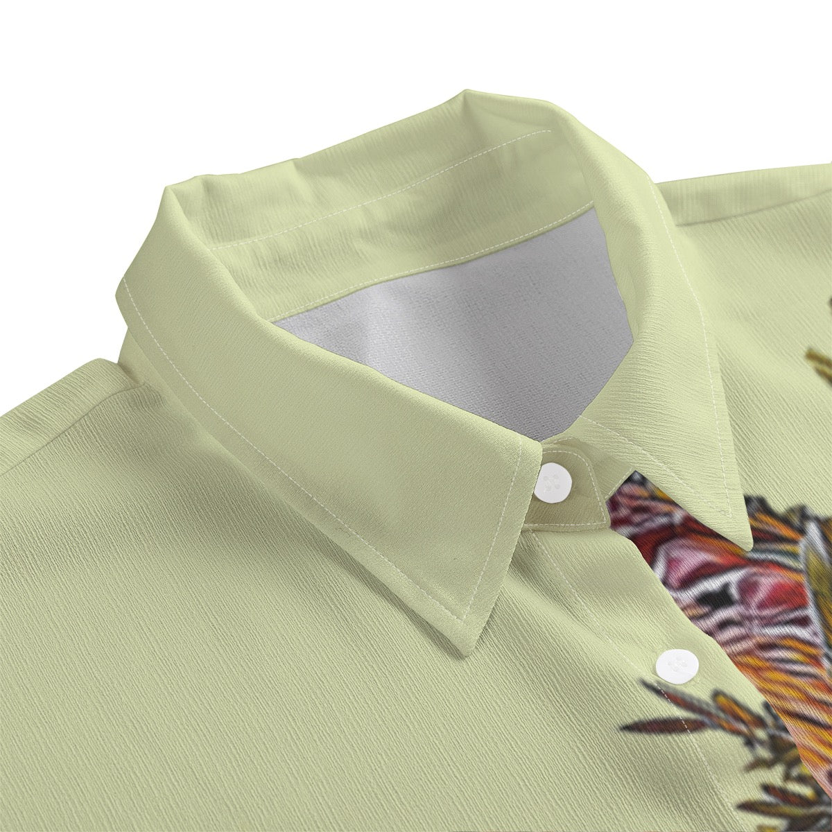“Australian Native Bouquet” Women's Chiffon Shirt With Elbow Sleeve