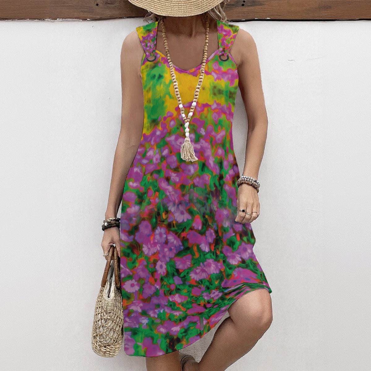 “Festival” Women'S Hoop Suspender Dress