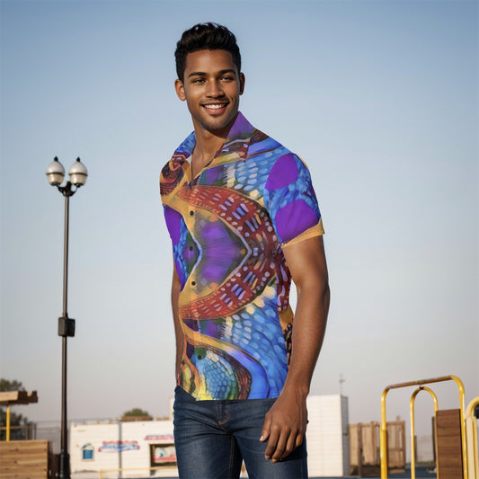 “Colour Vortex” Men's Shirt