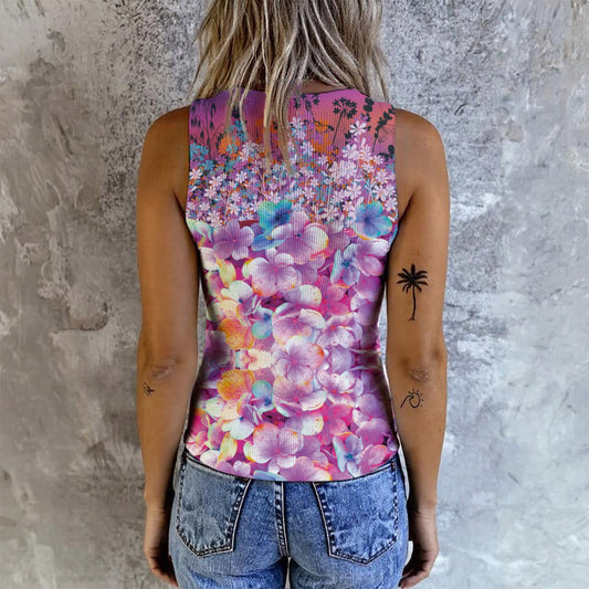 “Flutterby” Women's Button Vest