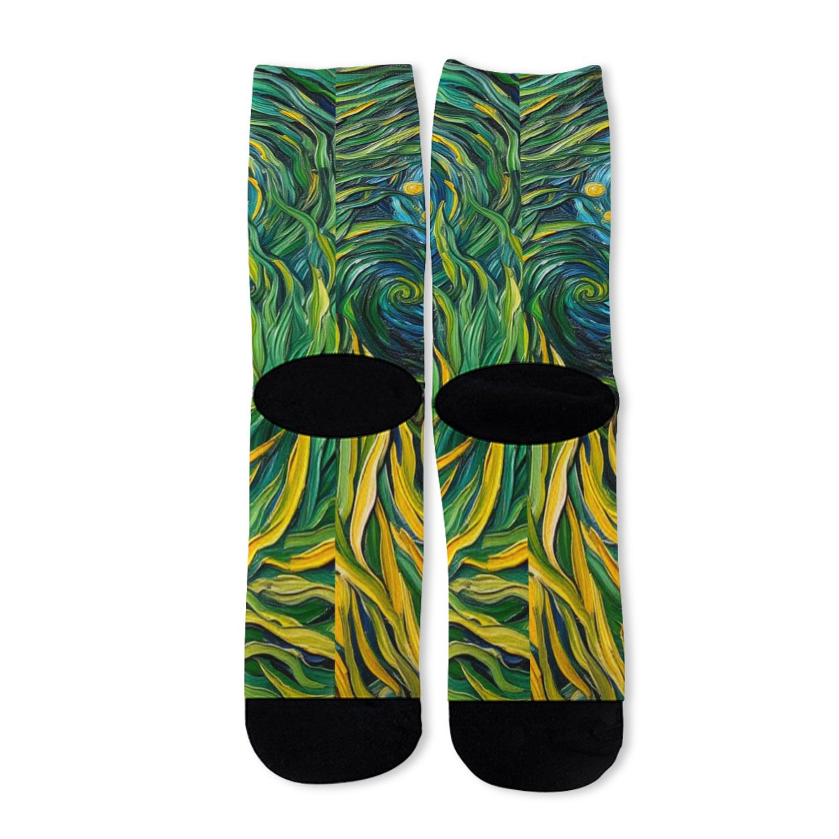 “Vincent Through the Seagrass” Unisex Long Socks
