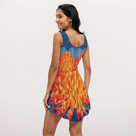 “Perfectly Protea” Tank Top Dress