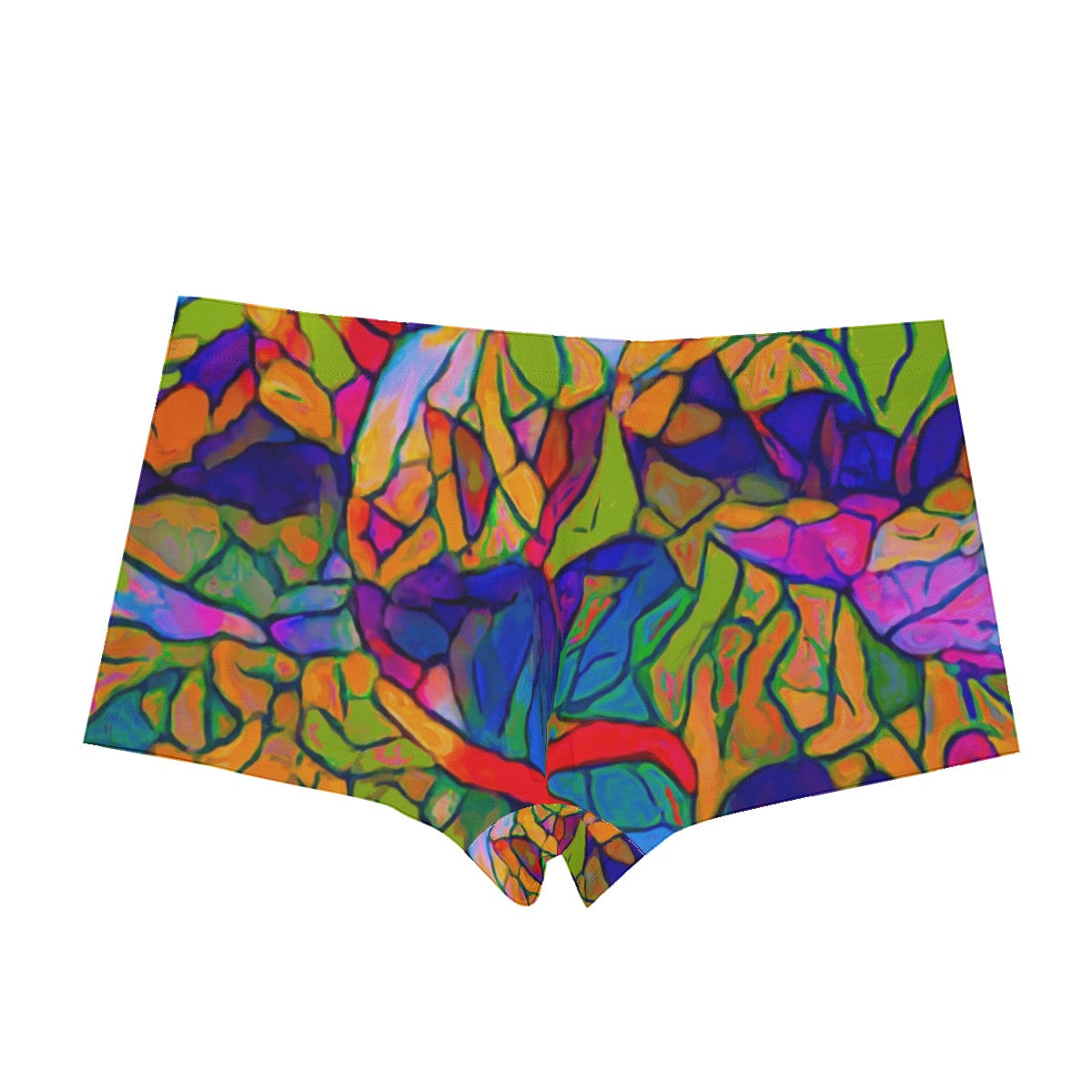“Cerulean Spectrum” Men's Short Boxer Briefs