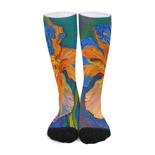 “Iris” Unisex Long Socks