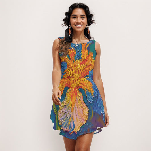 “Iris” Women's Tank Top Dress