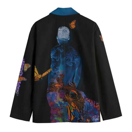 “Monarch” Men's Casual Flat Lapel Collar Blazer | 245GSM Cotton