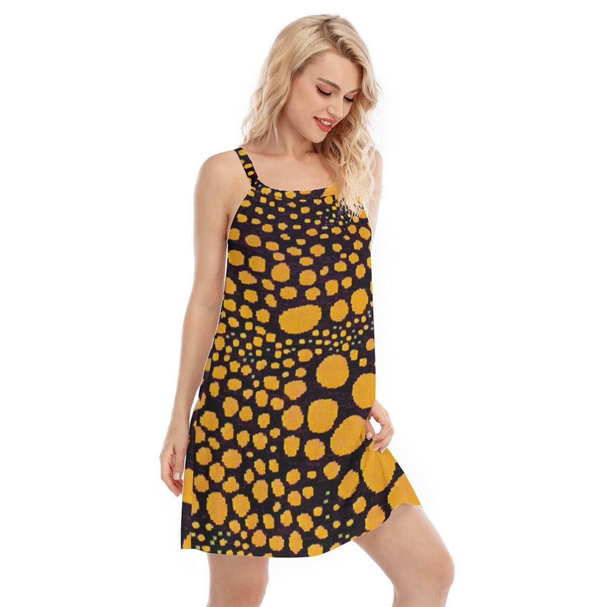 “Spot Me” Women's Sleeveless Cami Dress