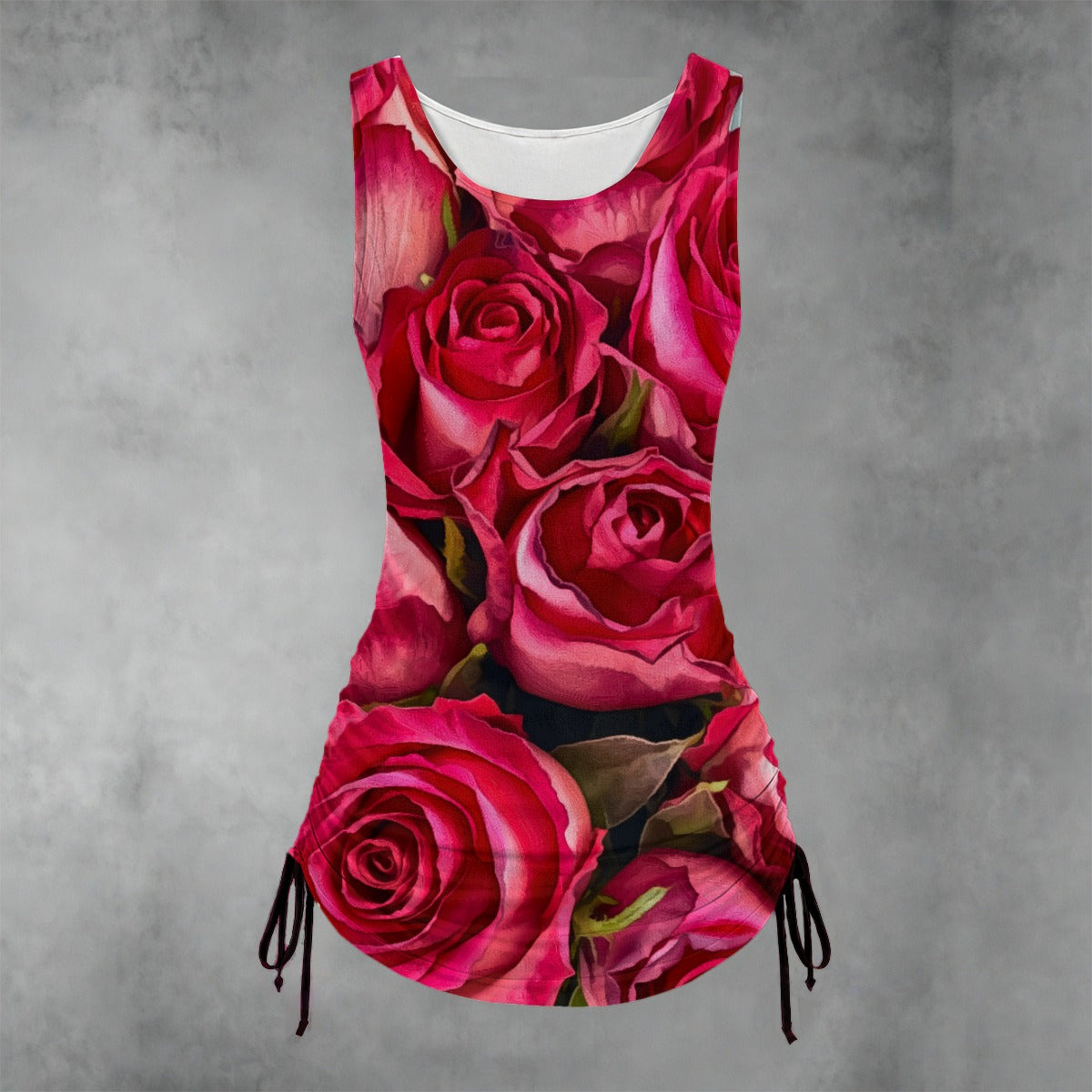 “Rose Red” Women's Layered Dress sets