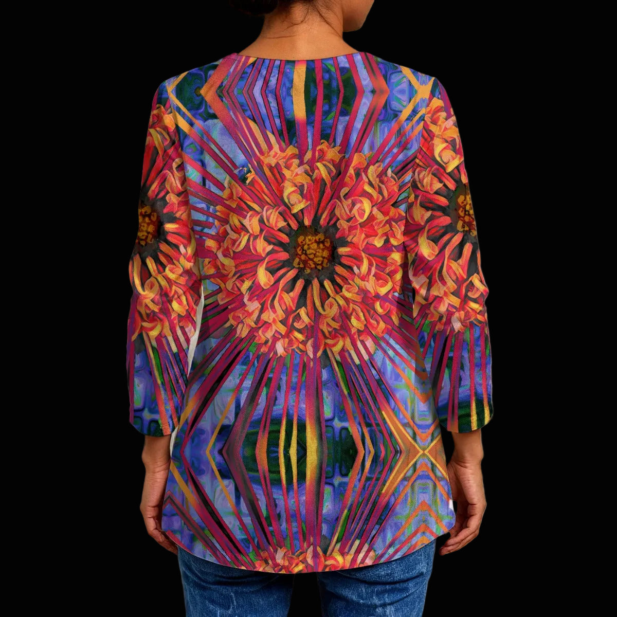 “Protea” Women's Faux Sweater Cardigan
