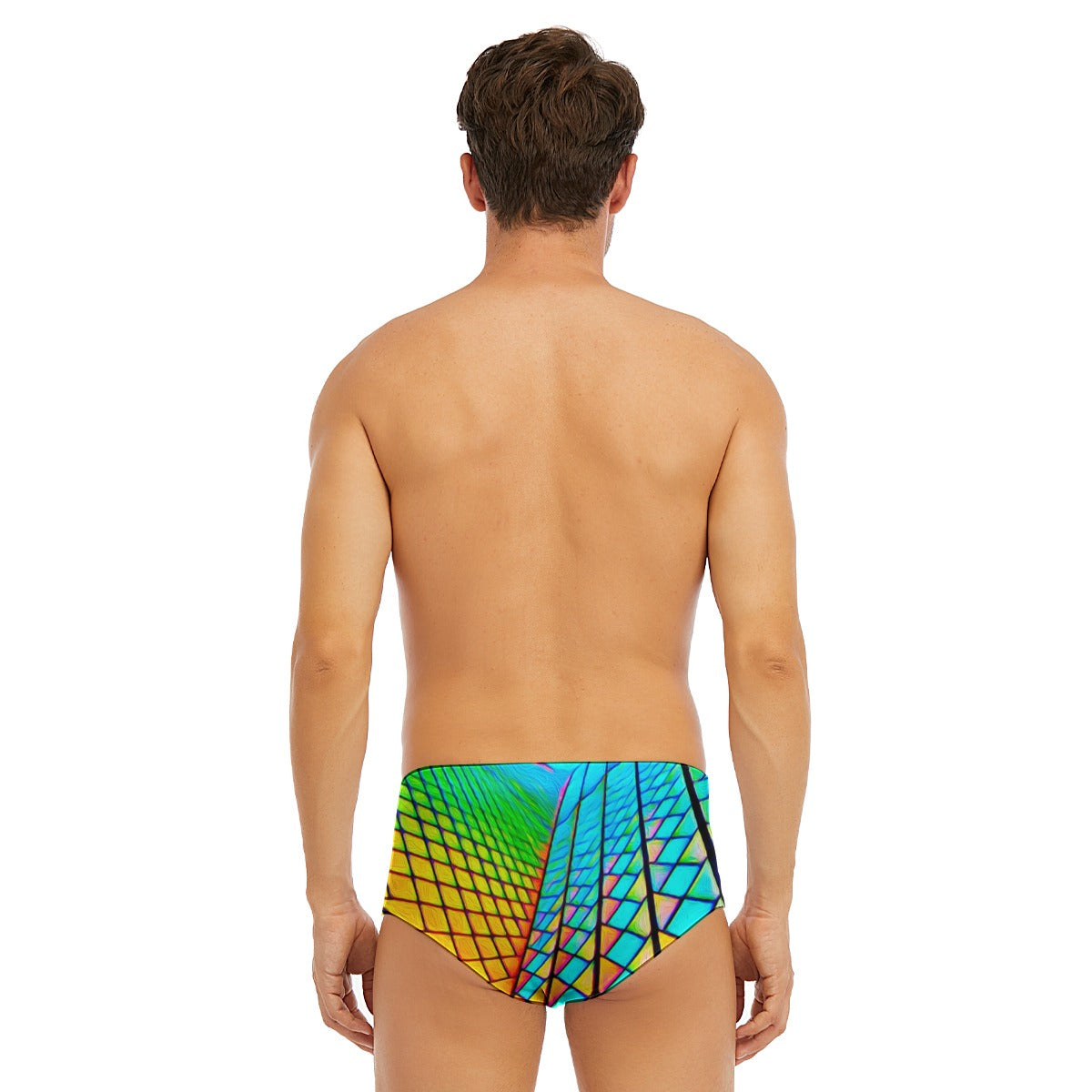 “Opera House 1” Men's Triangle Swim Trunks