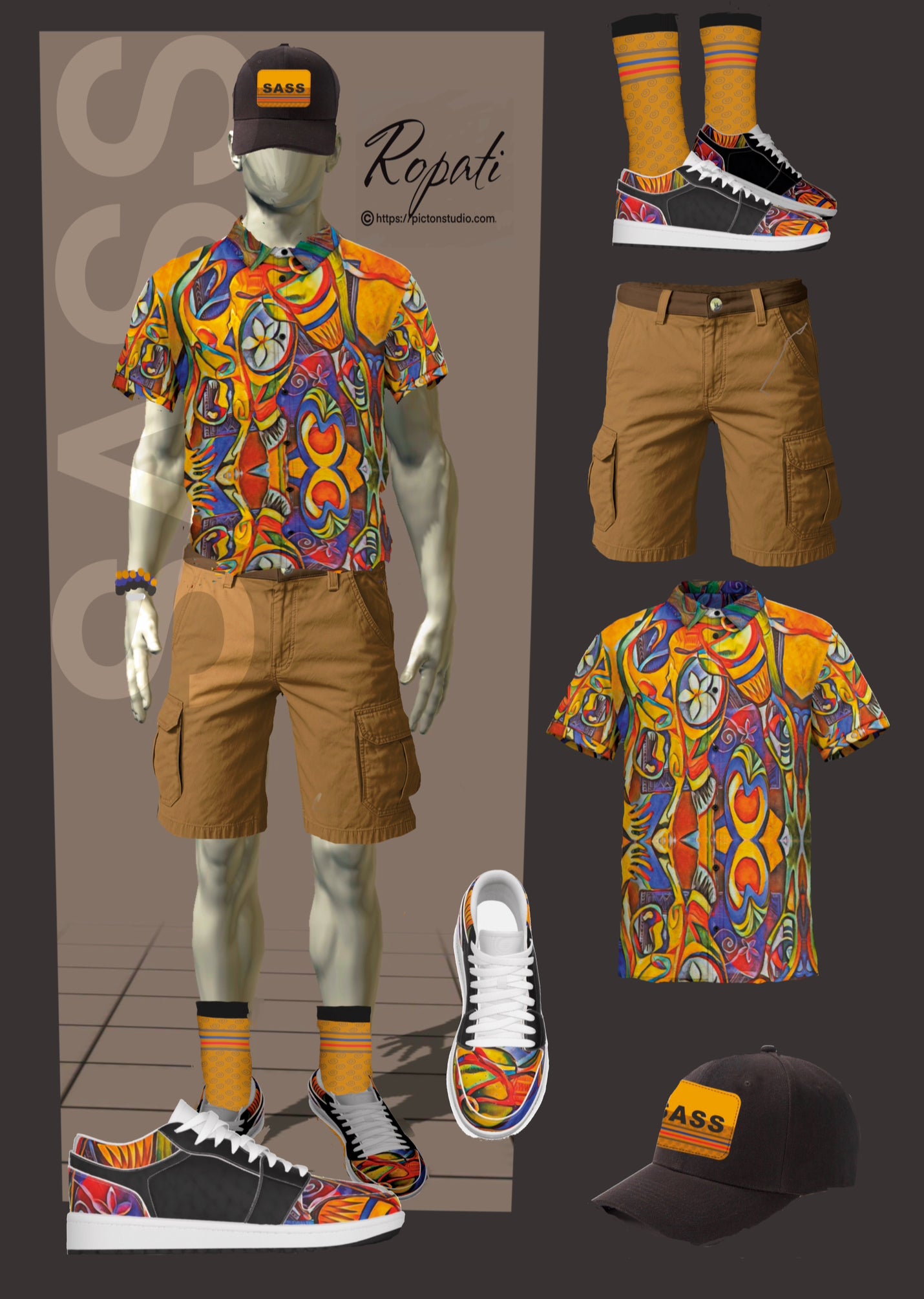 “SASS-E” Unisex Long Socks